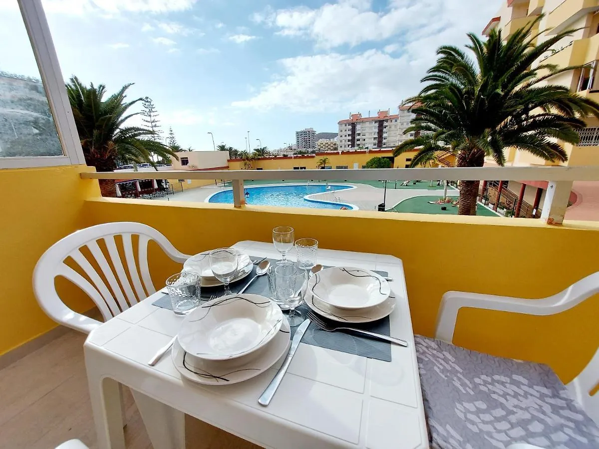 Sunny Cozy Nice Apartment Loscristianos Wifi,Pool Los Cristianos  0*, Los Cristianos (Tenerife)